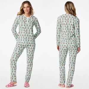 ROLLER RABBIT | size xl | Christmas monkey pajamas